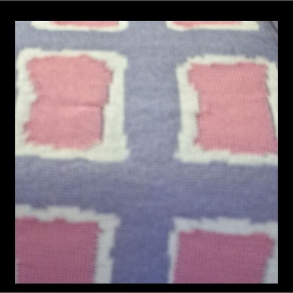 AUTHENTIC VINTAGE CHANEL PINK PURPLE ICONIC TOP & MATCHING DENIM SKIRT 36-38 - Picture 13 of 16